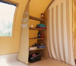 Karsten Lacerta Kastwand Beige -Kampeerhal Roden kastwand lacerta beige