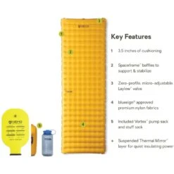 Slaapmat Nemo Tensor Trail Long Wide -Kampeerhal Roden nemo tensor trail slaapmat 2