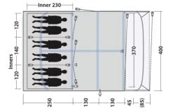 Outwell Tent Alabama 6 Air Tc -Kampeerhal Roden outwell alabama 6 air 9