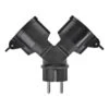 ProPlus Schuko 2-Weg Splitter -Kampeerhal Roden proplus schuko duo splitter 373569 1