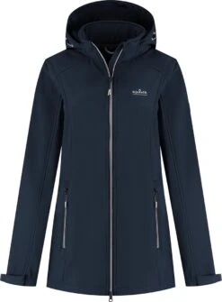 Kjelvik Softshell Kyra Dames -Kampeerhal Roden softshell kyra dames navy