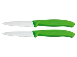 Victorinox Swiss Classic Gekartelde Schilmesjes 2 Stuks -Kampeerhal Roden victorinox swiss classic gekartelde schilmesjes set groen